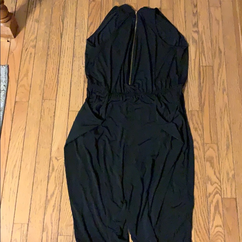 Ambiance Black sleeveless jumpsuit